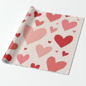 Hearts Packpapier (Ungerollt)