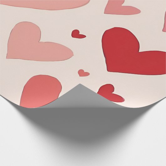 Hearts Packpapier (Ecke)