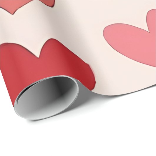Hearts Packpapier (Rolleneckpunkt)