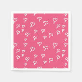 Hearts Paper Napkins Serviette (Vorderseite)