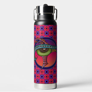 Hearts Pattern Beach Handtuch Trinkflasche