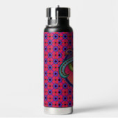 Hearts Pattern Beach Handtuch Trinkflasche (rechts)