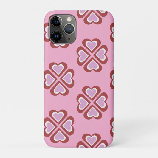 Hearts pattern Case-Mate iPhone hülle (Rückseite)