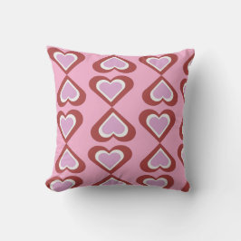 Hearts pattern kissen