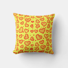 Hearts Pattern Kissen