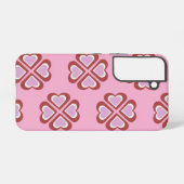 Hearts pattern samsung galaxy hülle (Rückseite (Horizontal))