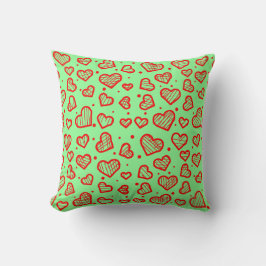 Hearts Pattern - Valentine's Day Inspired Kissen