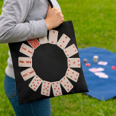 Hearts Playing Cards Circle Tasche