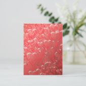 Hearts Postkarte (Stehend Vorderseite)