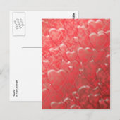 Hearts Postkarte (Vorne/Hinten)