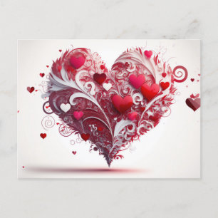 Hearts Postkarte