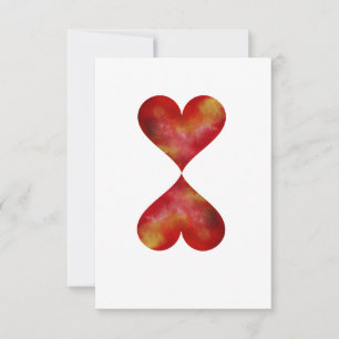 Hearts Postkarte