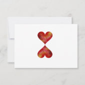 Hearts Postkarte (Rückseite)