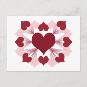 Hearts Postkarte