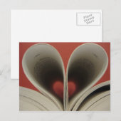Hearts Postkarte (Vorne/Hinten)