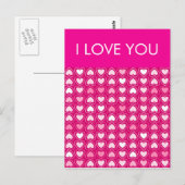 Hearts Postkarte (Vorne/Hinten)
