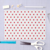 Hearts Queen Wonderland Alice Red Tissue Seidenpapier (Handwerk)