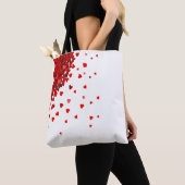 Hearts Red Liebe Valentine Tasche (Von Nahem)