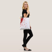 Hearts Red Liebe Valentine Tasche (Am Model)