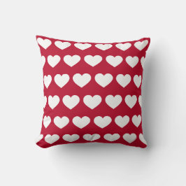 Hearts Red Valentine Kissen