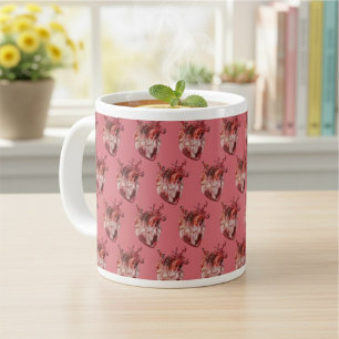 Hearts Riesenkaffee-Tasse Jumbo-Tasse