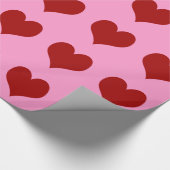 Hearts ~ Roll Gift Wrapping Paper FARBE CHANGE Geschenkpapier (Ecke)