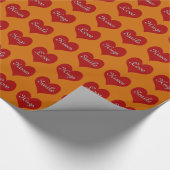 Hearts ~ Roll Gift Wrapping Paper FARBE CHANGE Geschenkpapier (Ecke)