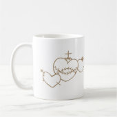 Hearts Rosary Coffee Tasse (Links)
