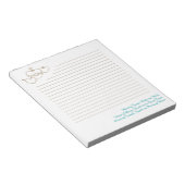 Hearts Rosary Note Pad Notizblock (angewinkelt)