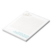 Hearts Rosary Note Pad Notizblock (Rotiert)