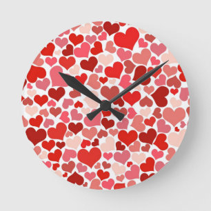 HEARTS RUNDE WANDUHR
