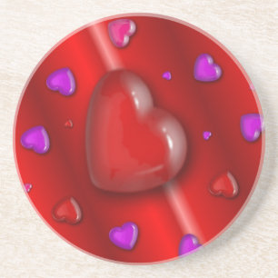 Hearts Sandstone Untersetzer