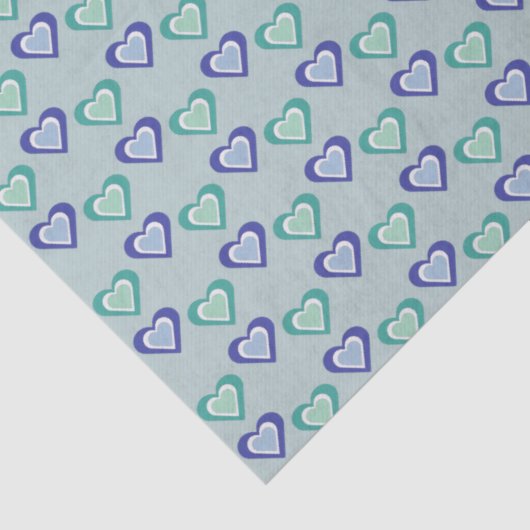 Hearts Seidenpapier (Detail)