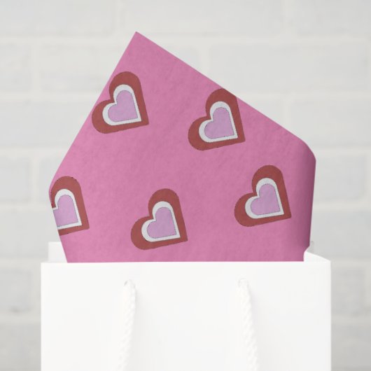 Hearts Seidenpapier (Geschenktüte)