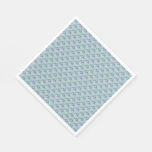 Hearts Serviette (Ecke)