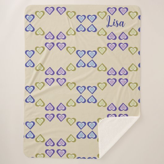 Hearts Sherpadecke (Vorderseite)