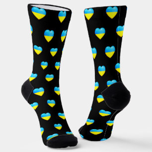 Hearts Socks Ukraine Flaggenfarben - Freiheit - Fr Socken