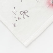 Hearts & Sparkles Baby Fleecedecke (Ecke)