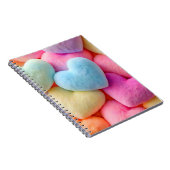 Hearts Spiral Notebook Notizblock (Rechte Seite)