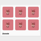 Hearts Star Sticker (Blatt)