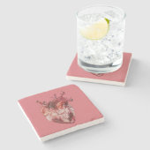 Hearts Stone Untersetzer (Seitenansicht)