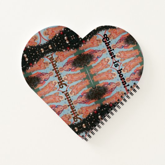 Hearts Theotokos Notebooks Notizblock (Rückseite)