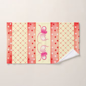 Hearts Trendy Badhandtuch Set (Handtuch)