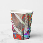 Hearts und Paisley Pappbecher (Rechts)