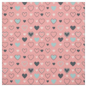 Hearts Valentine Pattern Stoff (Muster)