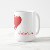 Hearts Valentine Tasse (VorderseiteRechts)