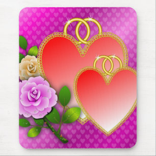 Hearts Valentine's Day-20362 Mousepad