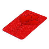 Hearts Valentine's Day Premium Flexi Magnet (Linke Seite)