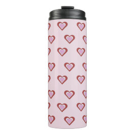 Hearts, Valentines Day Thermosbecher