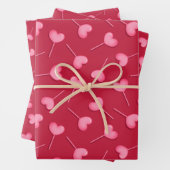 Hearts Valentines Wrapping Paper Sheets Geschenkpapier Set (Beispiel)